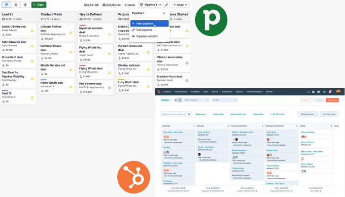 HubSpot for Startups: comparison pipeline