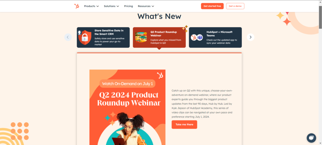 HubSpot for Startups: Update news page