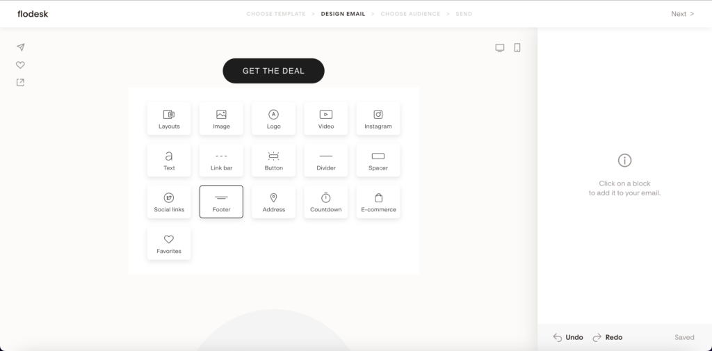 Flodesk review: Customisation options