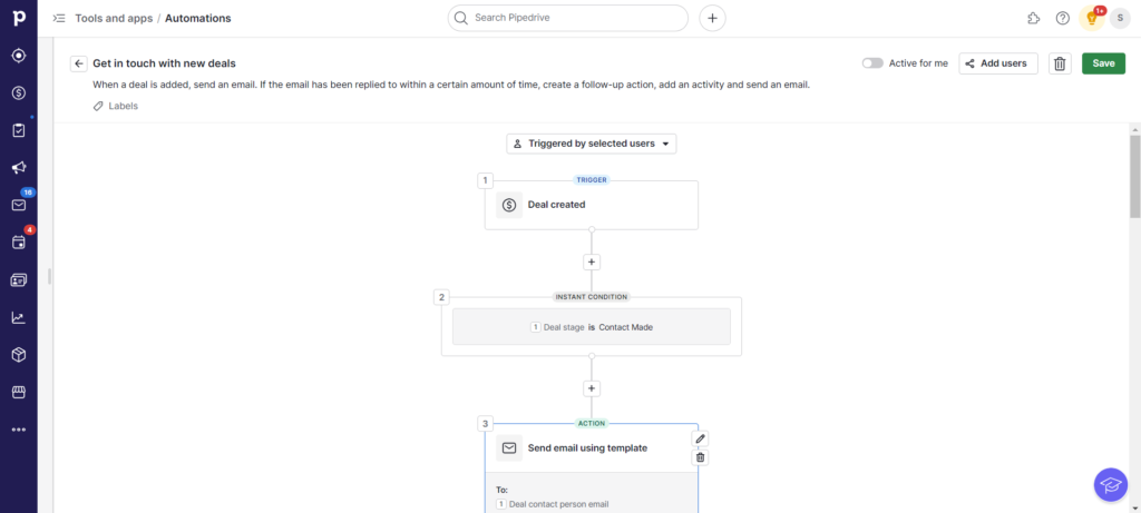 pipedrive: Sales pipeline